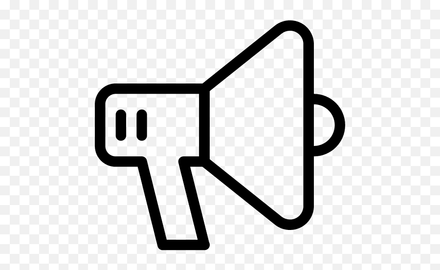 Megaphone Icon - Megafone Icon Png Emoji,Bullhorn Emoji