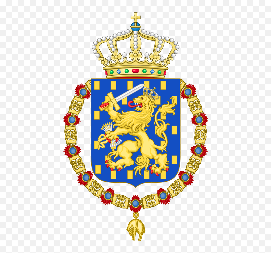 Royal Coat Of Arms Of The Netherlands - Duchy Of Warsaw Flag Emoji,All Emojis In Order