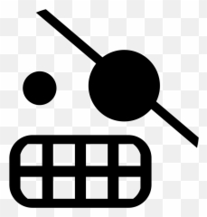 Pirate Emoticon Face With One Covered Eye In Square Outline - Ojo Pirata Png Emoji,Eye Emoticon