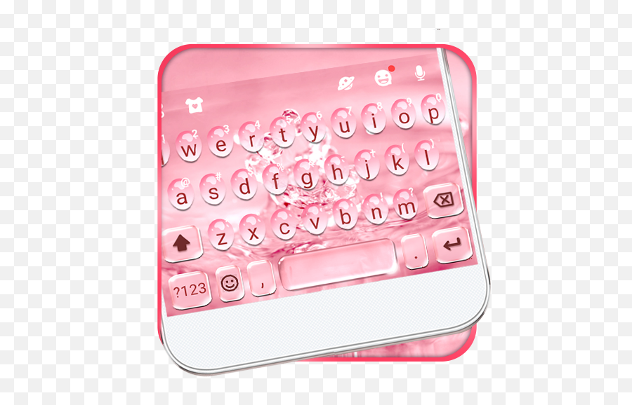 Rose Gold Drops Keyboard Theme Hack - Computer Keyboard Emoji,Snapchat Friend Emoji Themes
