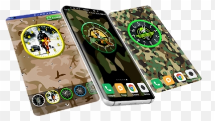 Army Clock Live Wallpaper Free U2013 Applications Sur Google Play - Mobile Phone Emoji,Military Emoji For Iphone