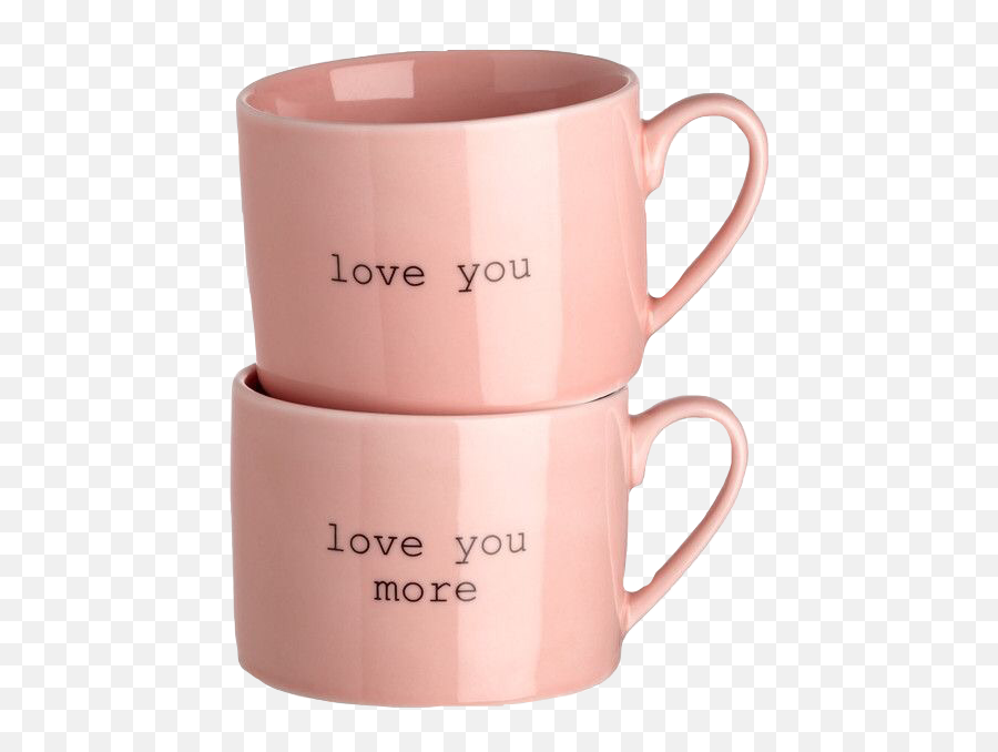 Love Mugs Mugs Cup Pink Homey Iloveyou Iloveyoumore Cut - Mug Emoji,Emoji Mugs