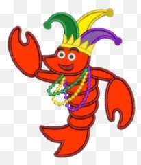 Mardigras Crawfish Crayfish Nola Neworleans Louisiana - Mardis Gras Jester Cartoon Emoji,Crawfish Emoji