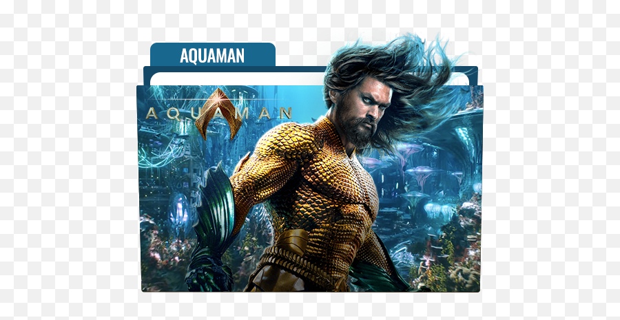 Aquaman 2019 Folder Icon Free Download - Designbust Emoji,Aquaman Emoji