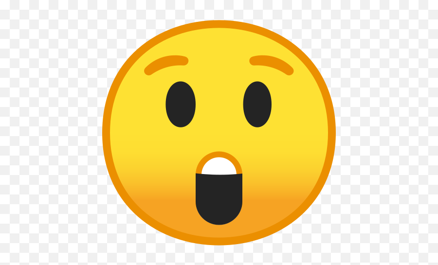 Astonished Face Emoji - Cara Asombrada,Shock Emoji