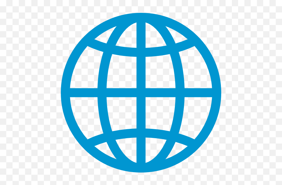 Globe With Meridians - Globe Icon Emoji,Emoji Planet