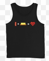 Bacon Butter Emoji Tank Top - Active