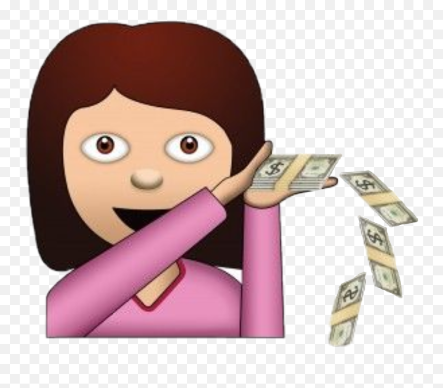 Money Sticker Challenge On Picsart - Emoji Girl,Cash Face Emoji