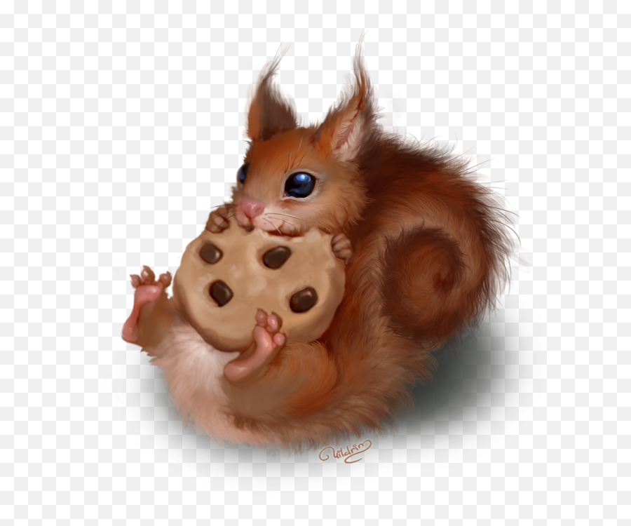 Clipart Trees Squirrel Clipart Trees Squirrel Transparent - Squirrel Eating A Cookie Cartoon Emoji,Squirrel Emoji