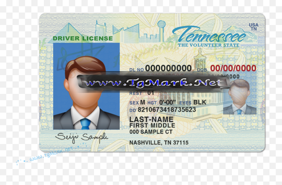 Tennessee Drivers License Template Psd Photoshop - New Tennessee Drivers License Emoji,Nae Nae Emoji