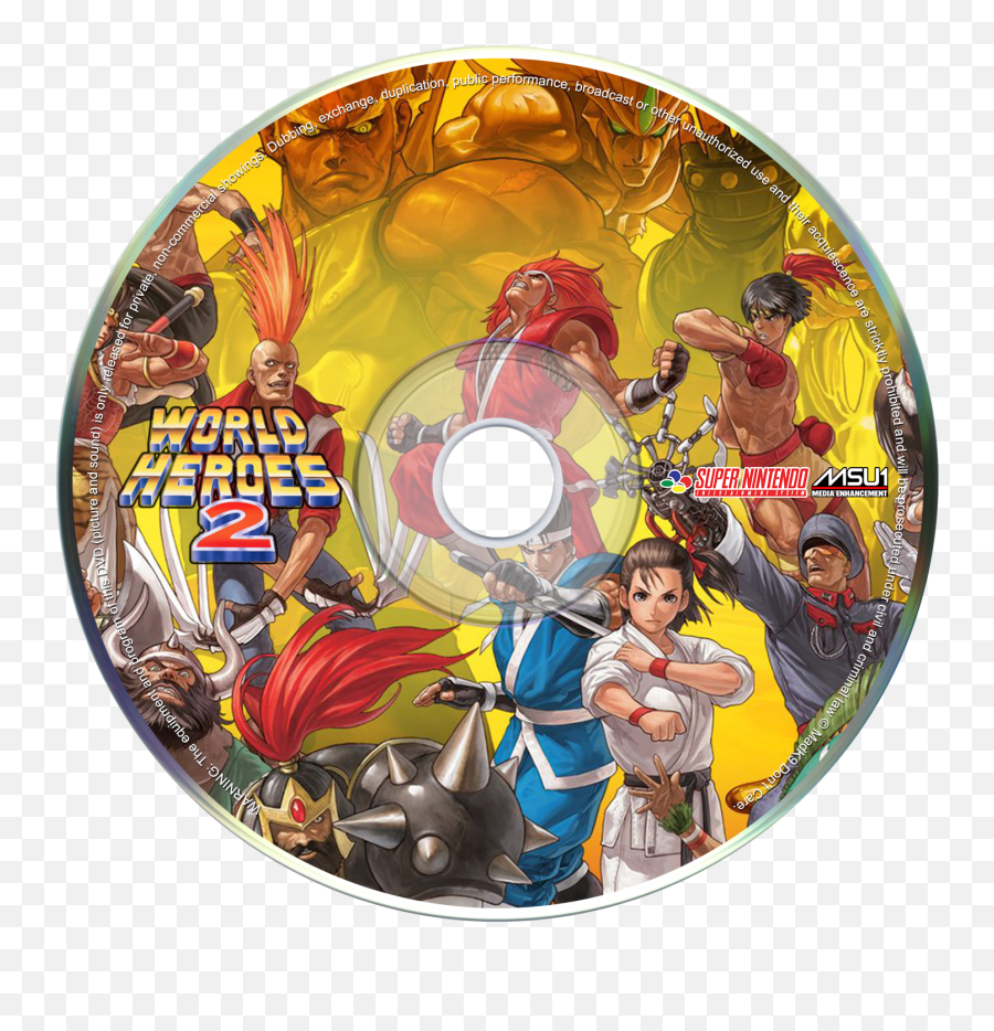 Snes Msu - 1 Disc Media Page 4 Game Media Launchbox World Heroes 2 Emoji,Frisbee Emoji