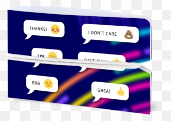 Designed Paper Jacket for Face Mask - Set of 10 BTS Horizontal Emoji