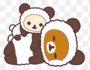 Kawaii Sticker - Rilakkuma Clipart Full Size Transparent Emoji