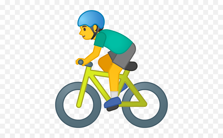 Man Biking Emoji - Bike Emoji,Rad Emoji