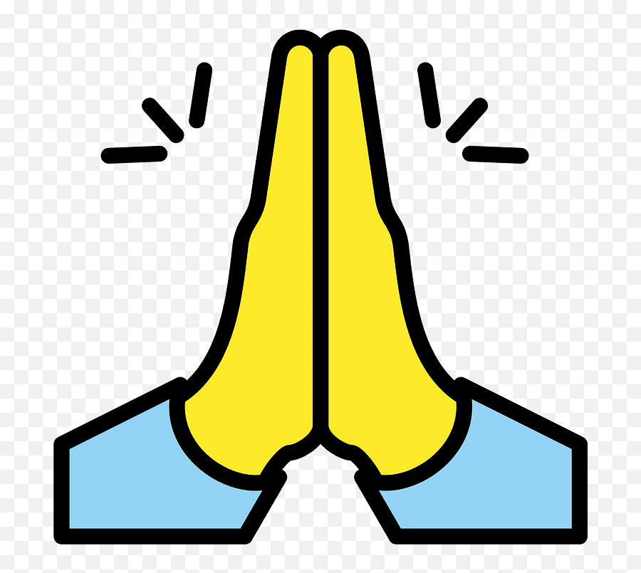 Palms Up Together Emoji Clipart Free Download Transparent - Palm Together Emoji,Prayer Or High Five Emoji
