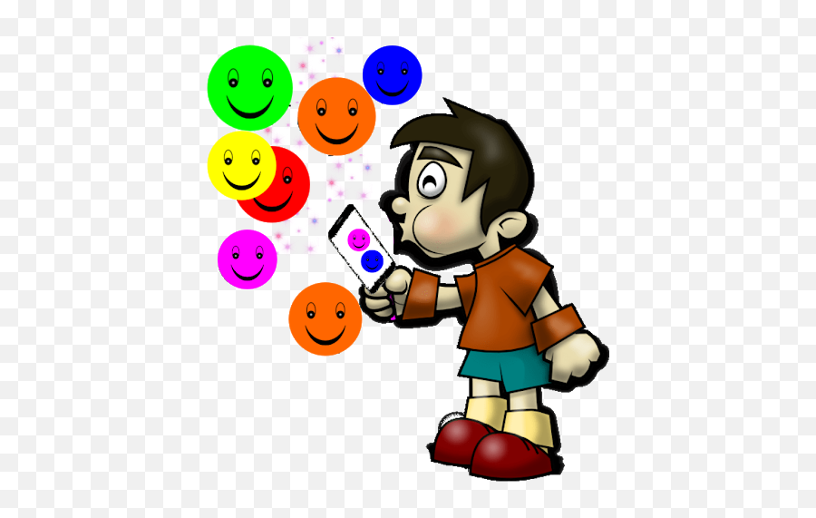 Flying Smileys 10 - Blowing Blue Bubbles Clipart Emoji,Fidget Spinner Emoticon