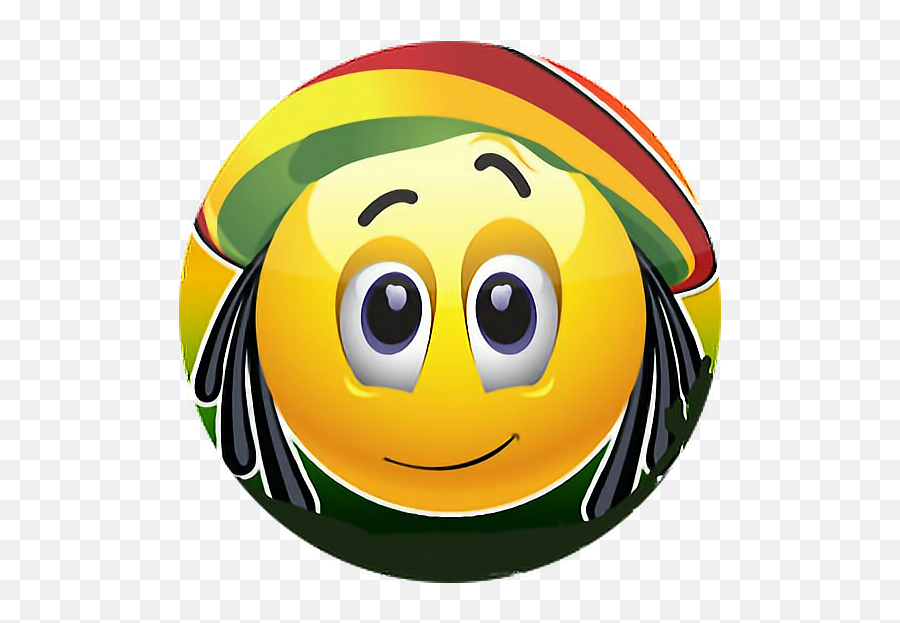 Rasta Emoji Emoji Sticker Freetoedit - Smiley Face Thank You Emoji,Rasta Emoji