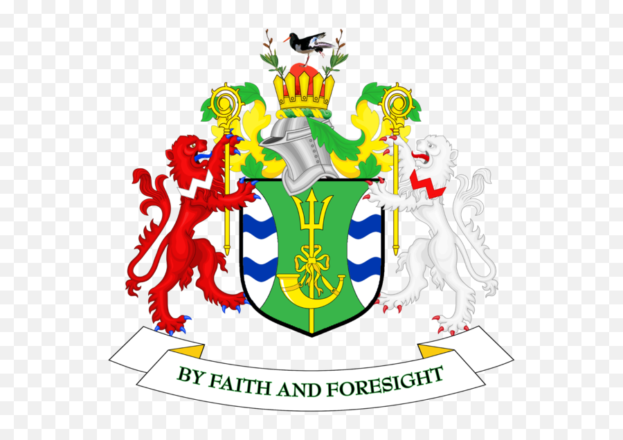 Coat Of Arms Of Wirral Metropolitan Borough Council - Salford Coat Of Arms Emoji,British Flag Emoji
