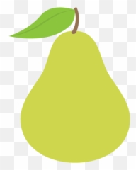Pear Emoji For Facebook Email Sms -