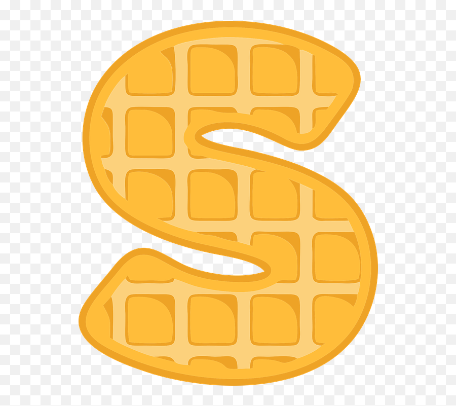 S Alphabet Waffle - Clip Art Emoji,Old Samsung Emojis