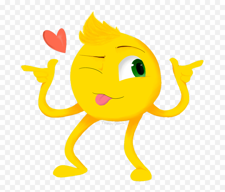 God Damn Emoji Movie Fanart - Smiley,Thunder Emoji
