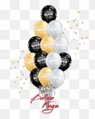 New Year Confetti Bouquet - Balloon Emoji