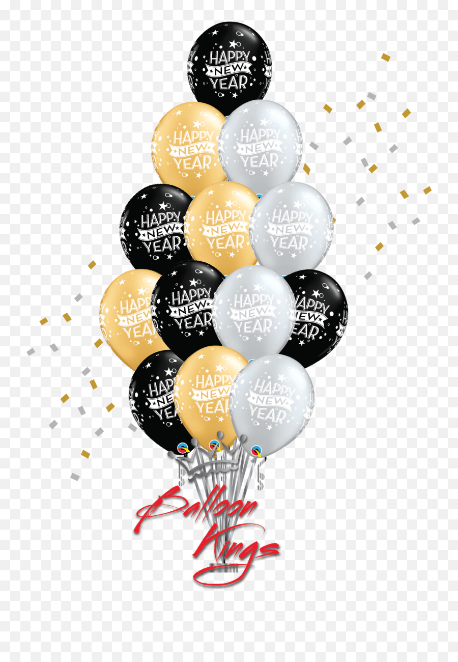 New Year Confetti Bouquet - Balloon Emoji,Confetti Emoji