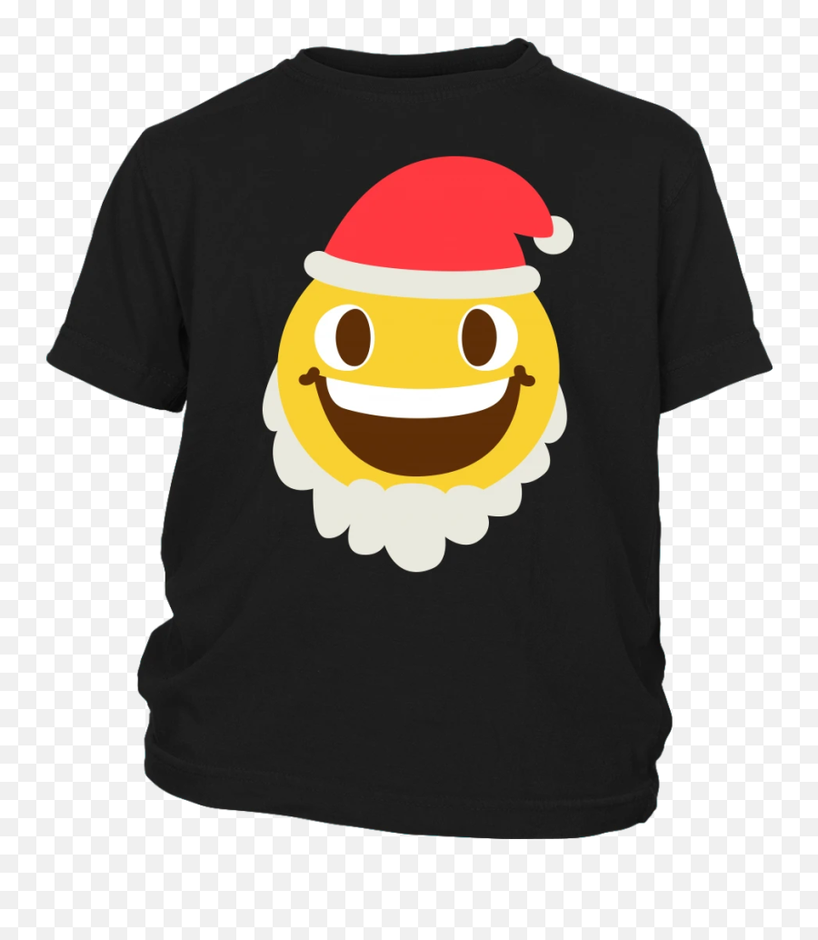 Cute Emoji Santa Claus Smile Shirts - 100 Days Shirt Coffee,An Emoji Christmas