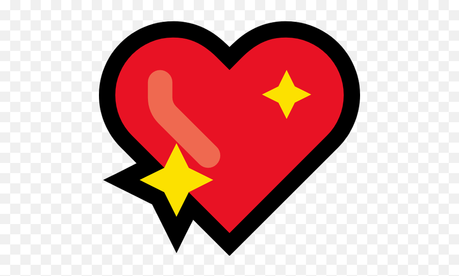 Emoji Image Resource Download - Sparkly Heart Emoji Microsoft,Sparkling Heart Emoji
