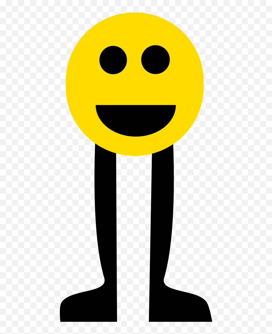 Smiley With Legs - Smiley Emoji,Happy New Year 2016 Emoticon