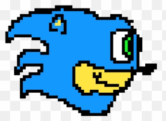 Sonic The Hedgehog Pixelart - Smiley Emoji
