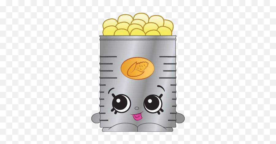 Sweet Corn - Shopkins Can Of Corn Emoji,Corn Emoticon