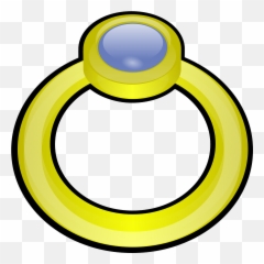 Rings Band Gold Diamond Gem - Circle Object Clip Art Emoji,Wedding Ring Emoji
