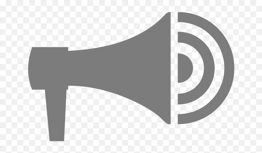 Clipart Megaphone Icon - Megaphone Clipart Png Emoji,Bullhorn Emoji