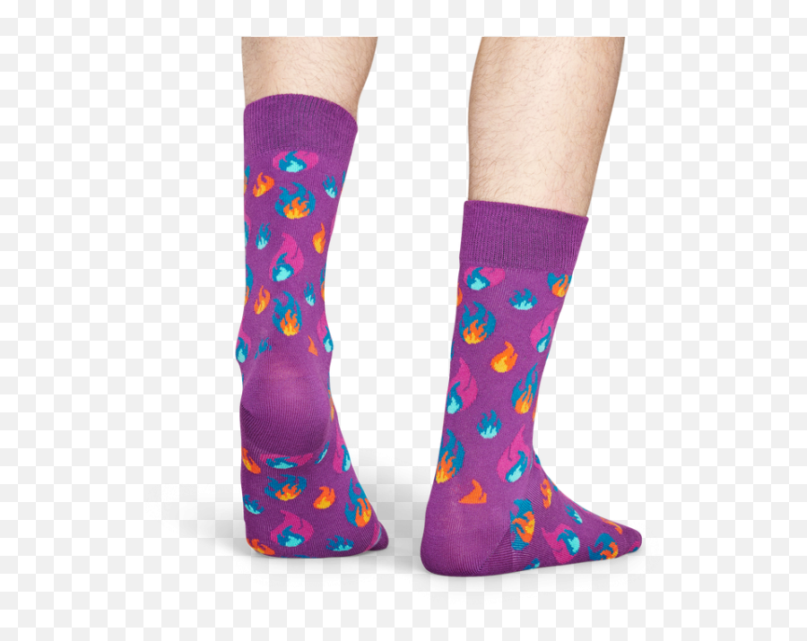 Happy Socks - Sock Emoji,Fire Emoji Socks