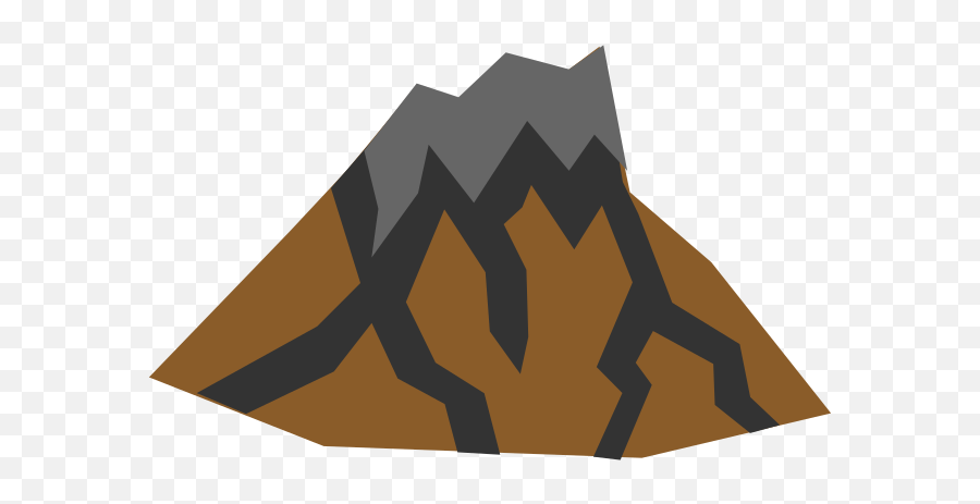 Volcano Svg Transparent Png Clipart - Dormant Volcano Clip Art Emoji,Volcano Emoji
