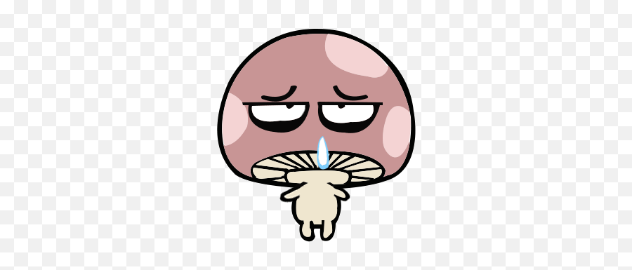Game Lazy Ooty - Mushroom Sticker Gif Qq Emoji,Lazy Emoji