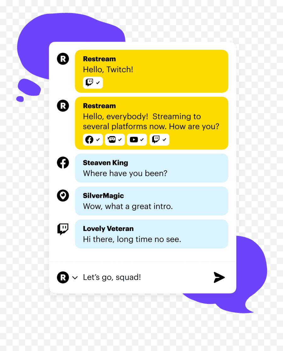 Cross - Platform Chat Restream Restream Ui Emoji,Bttv Emojis