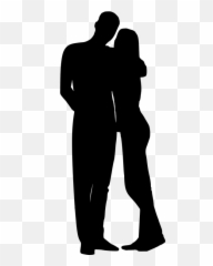 Silhouette Couple Hugging - Person With Camera Silhouette Emoji,Emoji Shirt And Pants