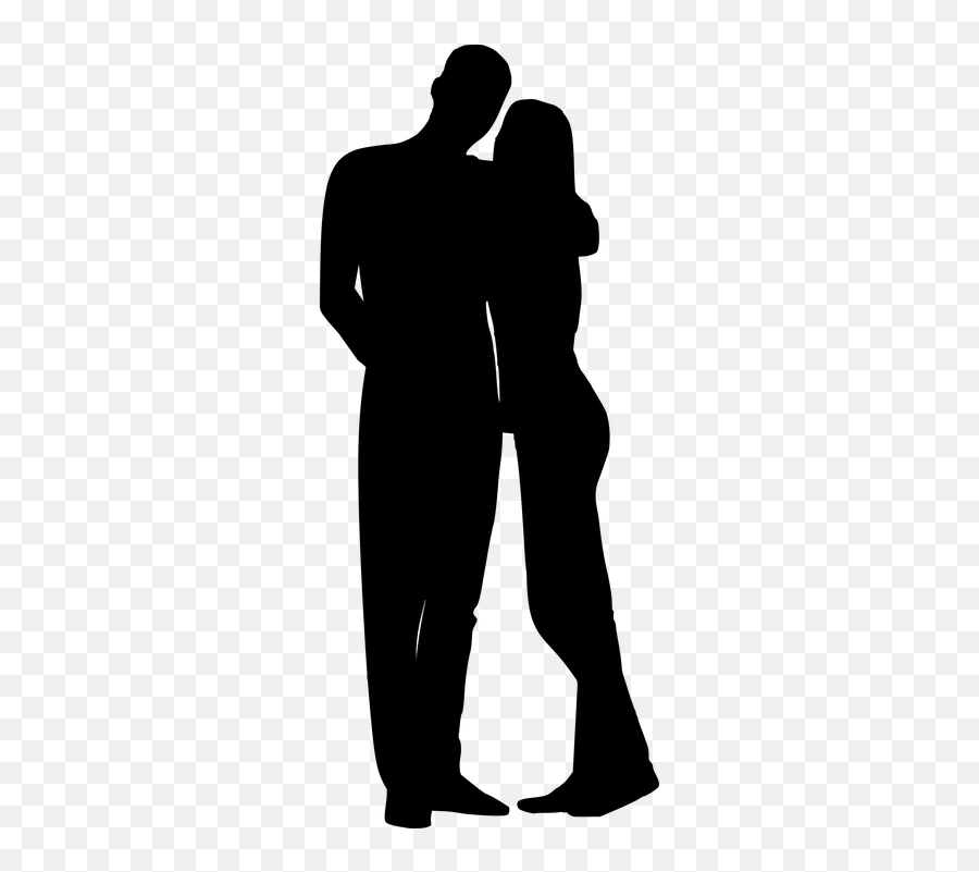 Silhouette Couple Hugging - Person With Camera Silhouette Emoji,Emoji Shirt And Pants