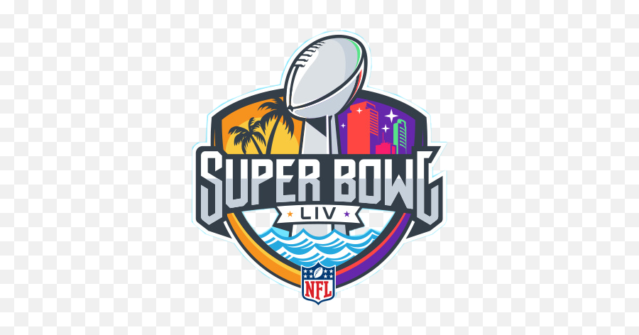 Nfl Miami Florida Superbowl 49ers Chiefs Nfllogo Nfl - Super Bowl 2020 Promo Emoji,Super Bowl Emoji