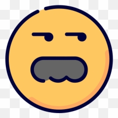 Suspicious - Free Smileys Icons Smiley Emoji,Faceless Emoji