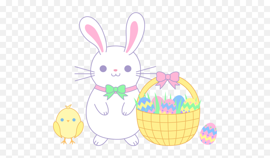 14 Free Easter Clip Art Vector Images - The Easter Bunny Easter Bunny Clipart Kawaii Emoji,Easter Emoticons Free