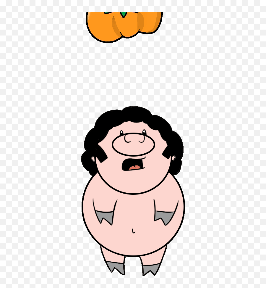 What Is Afro Pig - Afro Pig Pig Pumpkin Gif Emoji,Suspicious Eyes Emoji