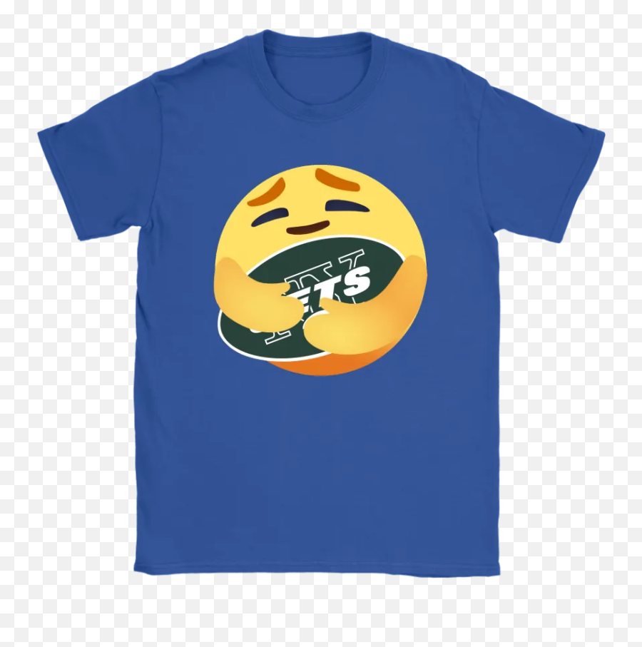 Love The New York Jets Love Hug Facebook Care Emoji Nfl Shirts - Stephen King Shirts,Emoji Planet