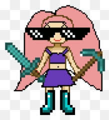 Minecraft Diamond Armor Png - Pixel Art Sword Emoji