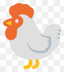 Rooster Emoji Clipart - Rooster Emoji Android,Baby Chicken Emoji