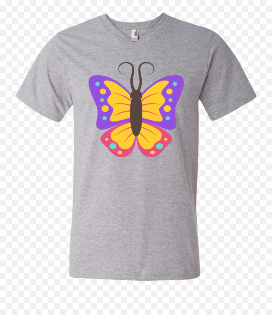 Beautiful Butterfly Emoji Mens V - Mens Mickey Mouse Shirt,Butterfly Emoji