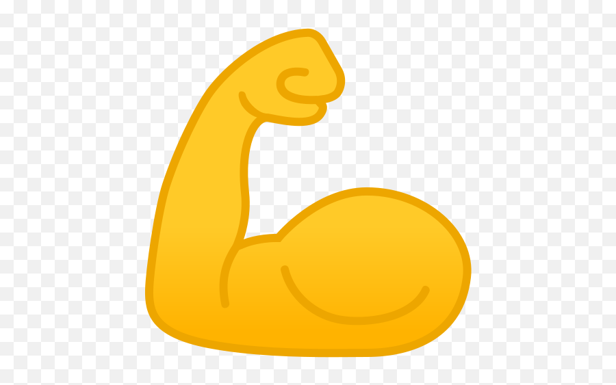 Flexed Biceps Emoji - Body Emoji Png,Party Popper Emoji