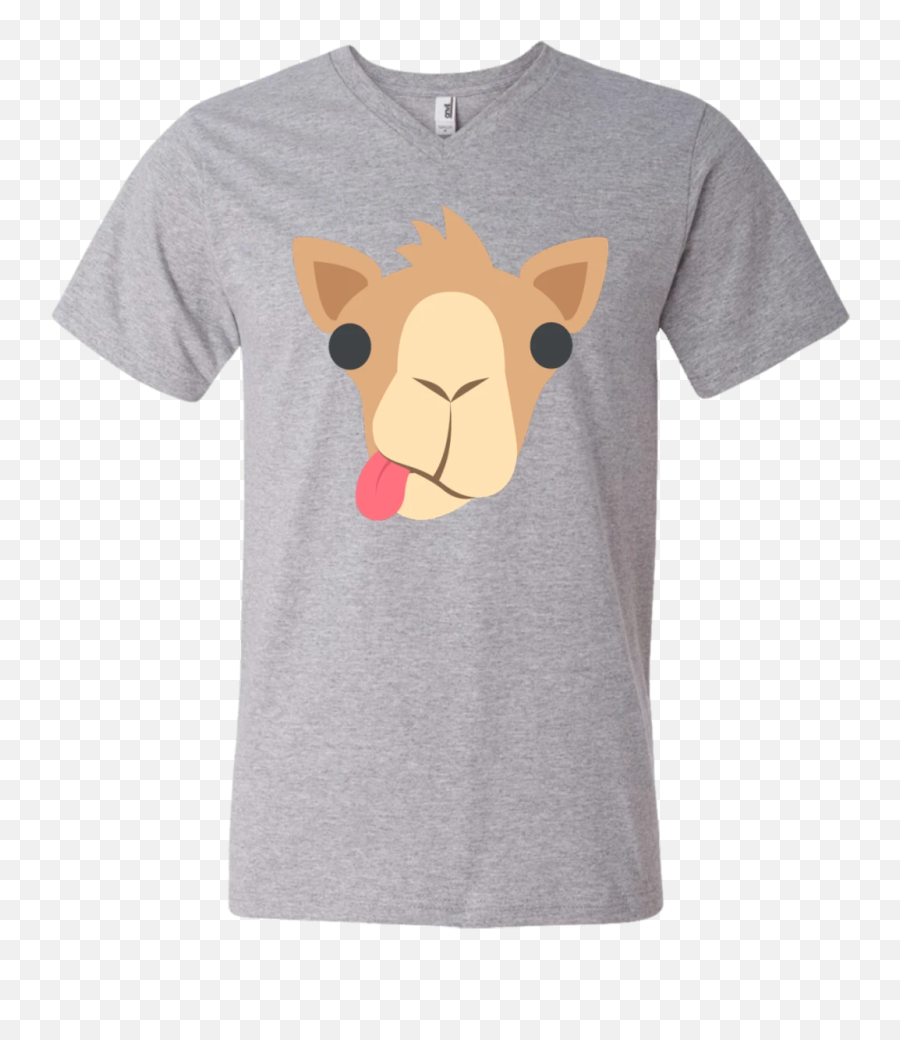 Funny Camel Face Emoji Menu0027s V - Neck Tshirt U2013 Wind Vandy Mens Mickey Mouse Shirt,Camel Emoji